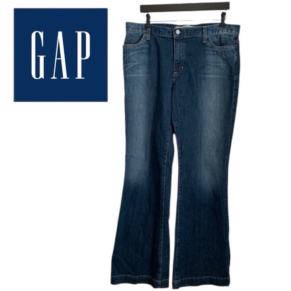 Vintage GAP Women's Jeans Inseam 32" Long and Lean Y2K Denim Jeans - Picture 1 of 5